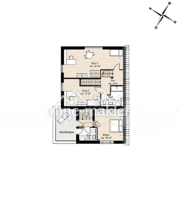 1.OG vorn u. 2.OG hinten