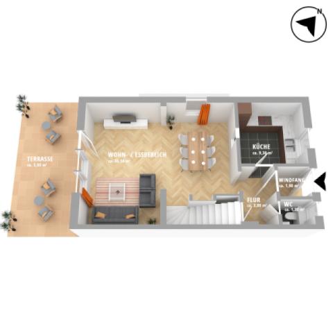 Grundriss Erdgeschoss