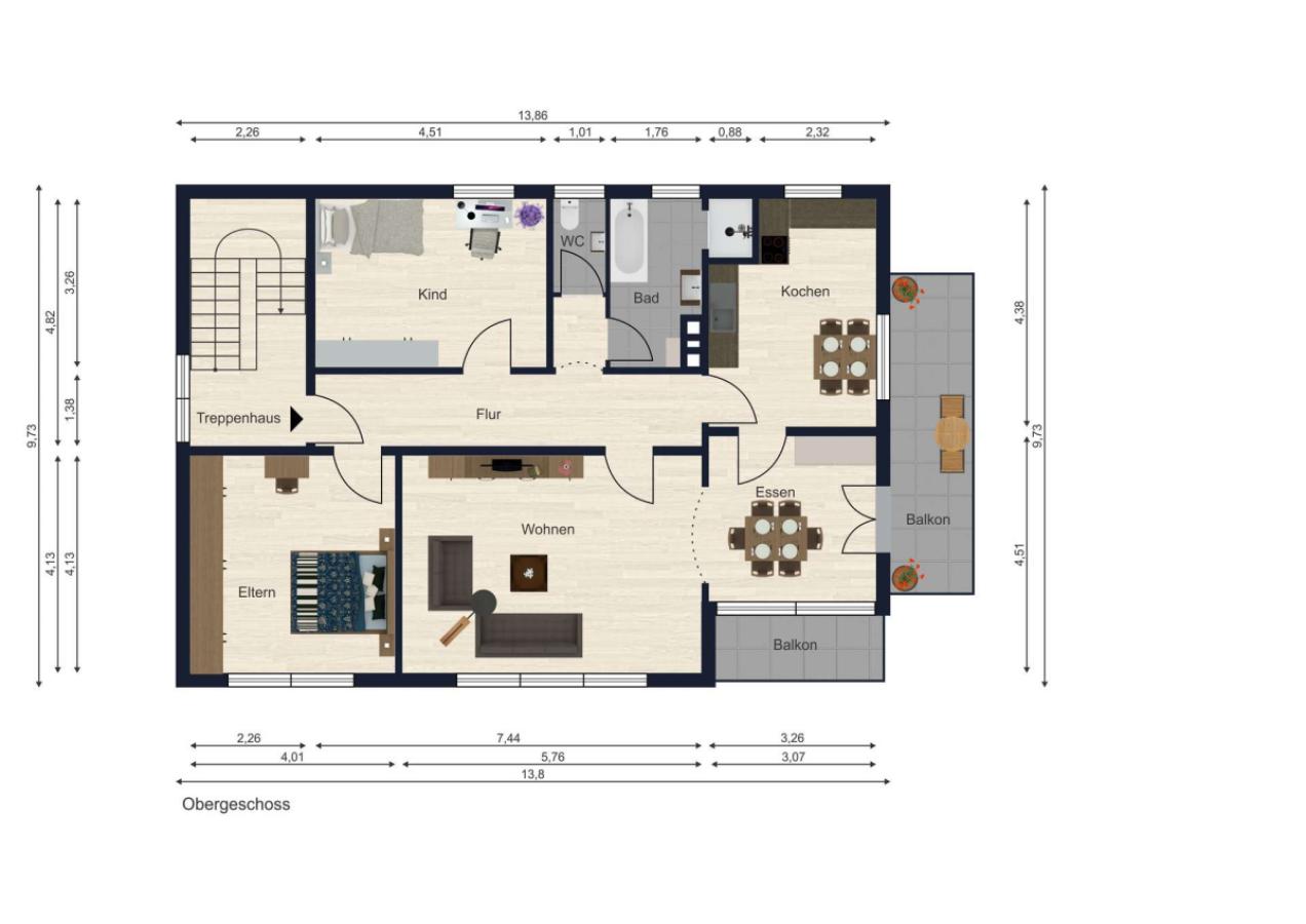 Grundrisse Obergeschoss