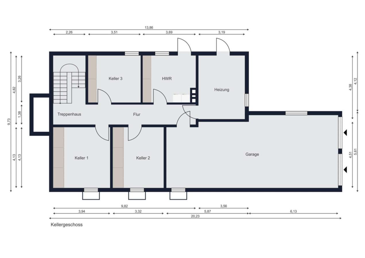 Grundrisse Kellergeschoss