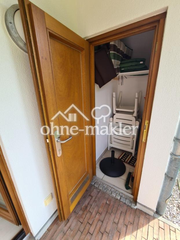 Äußerer Abstellraum Terrasse