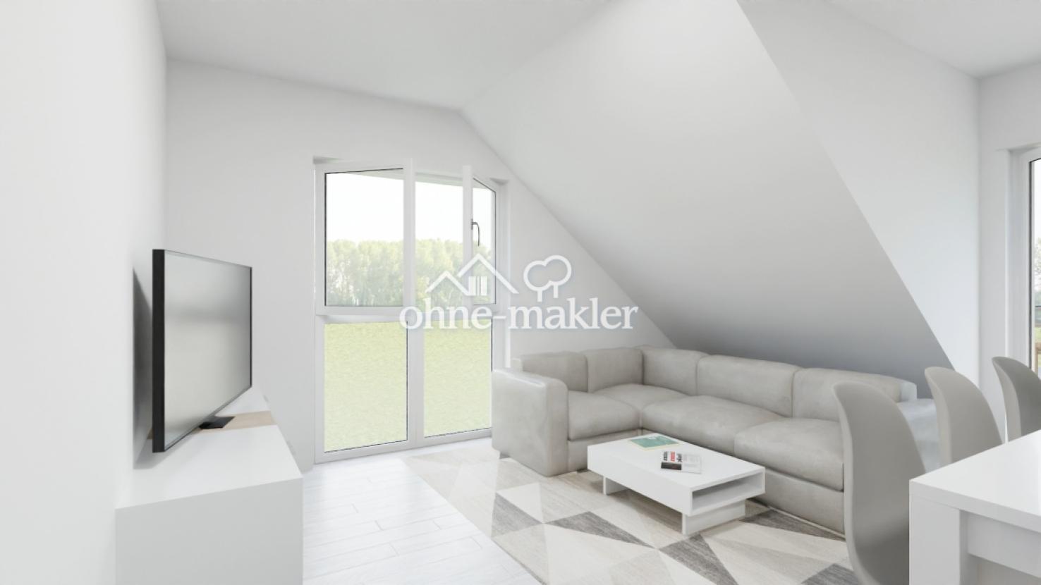 Visualisierung 1. DG Wohnen