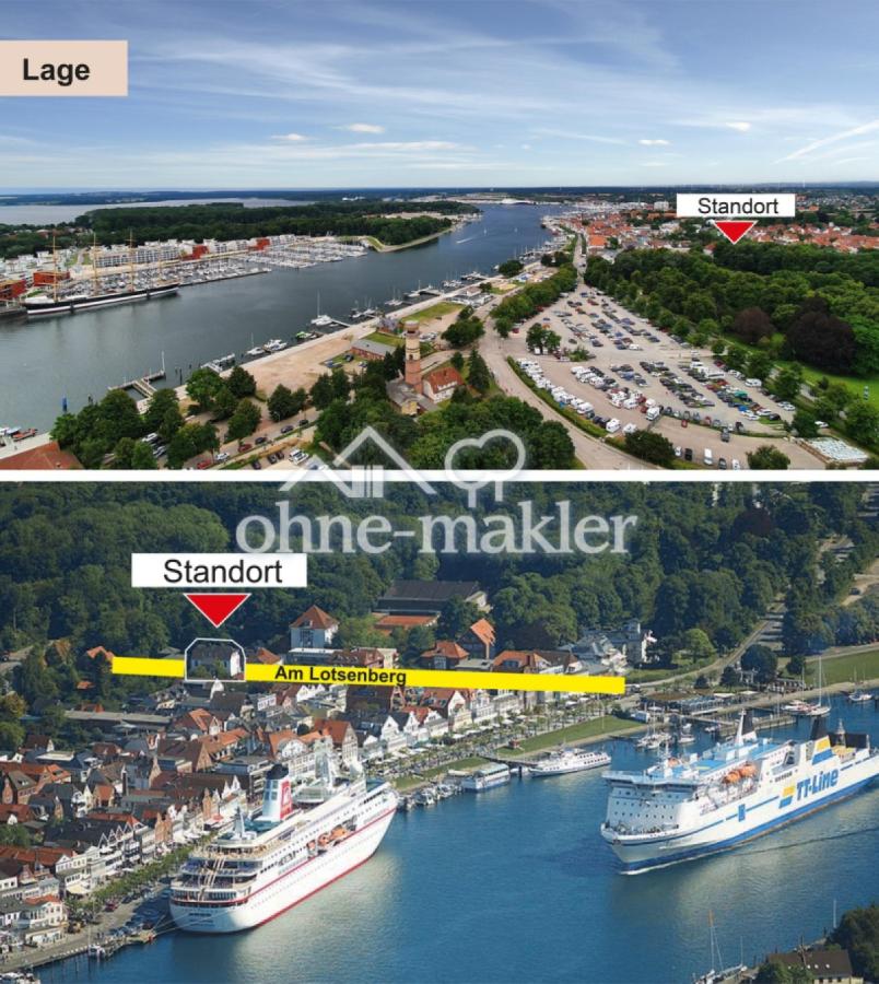 Lage des Hauses an der Trave