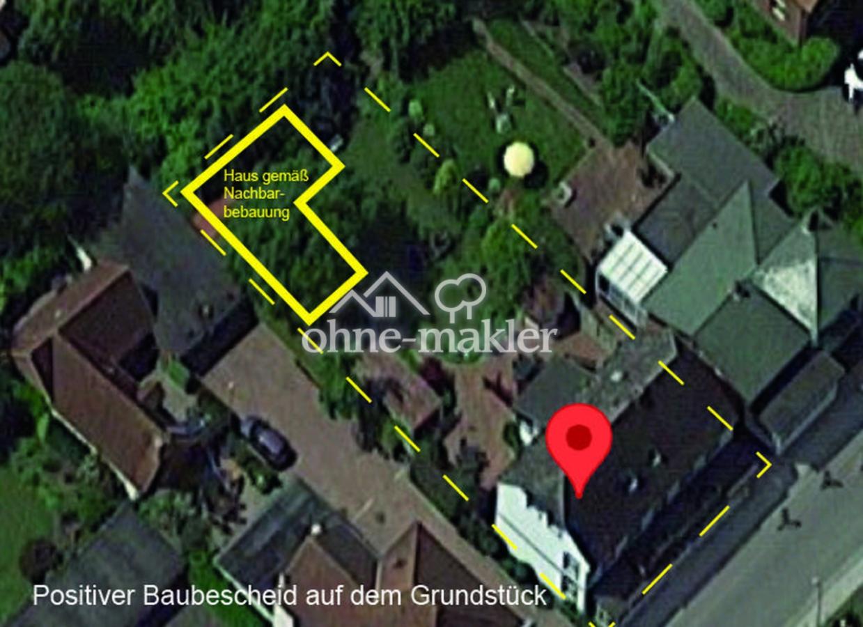 Baugrundstück im Garten