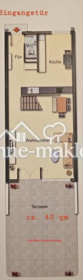 Grundriss EG Süd West 