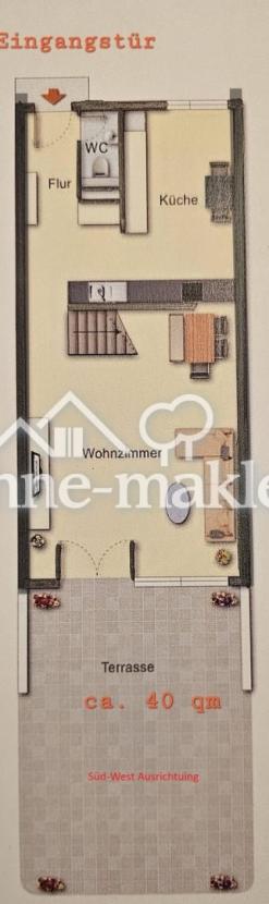 Grundriss EG Süd West 