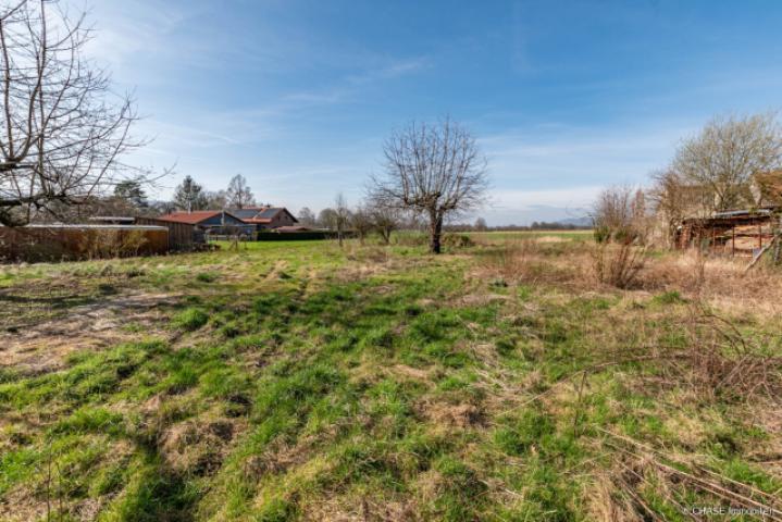 Baugrundstück Bodenansicht seitens  Wohnstraße 2