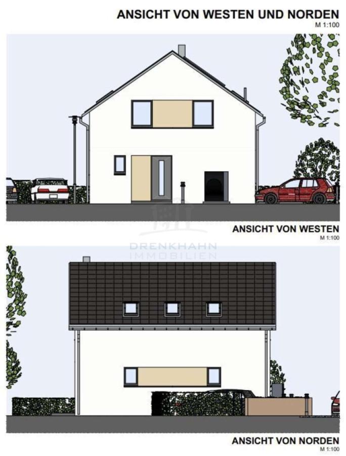 Ansicht von Norden und Westen