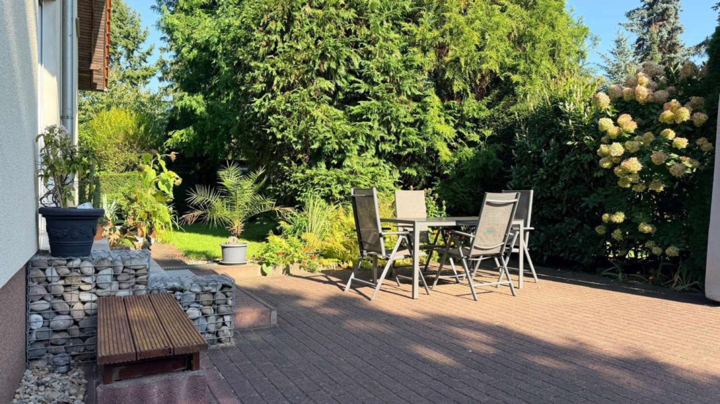 Die Terrasse am Haus