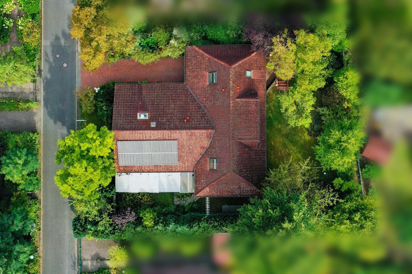 Grundstück Luftaufnahme