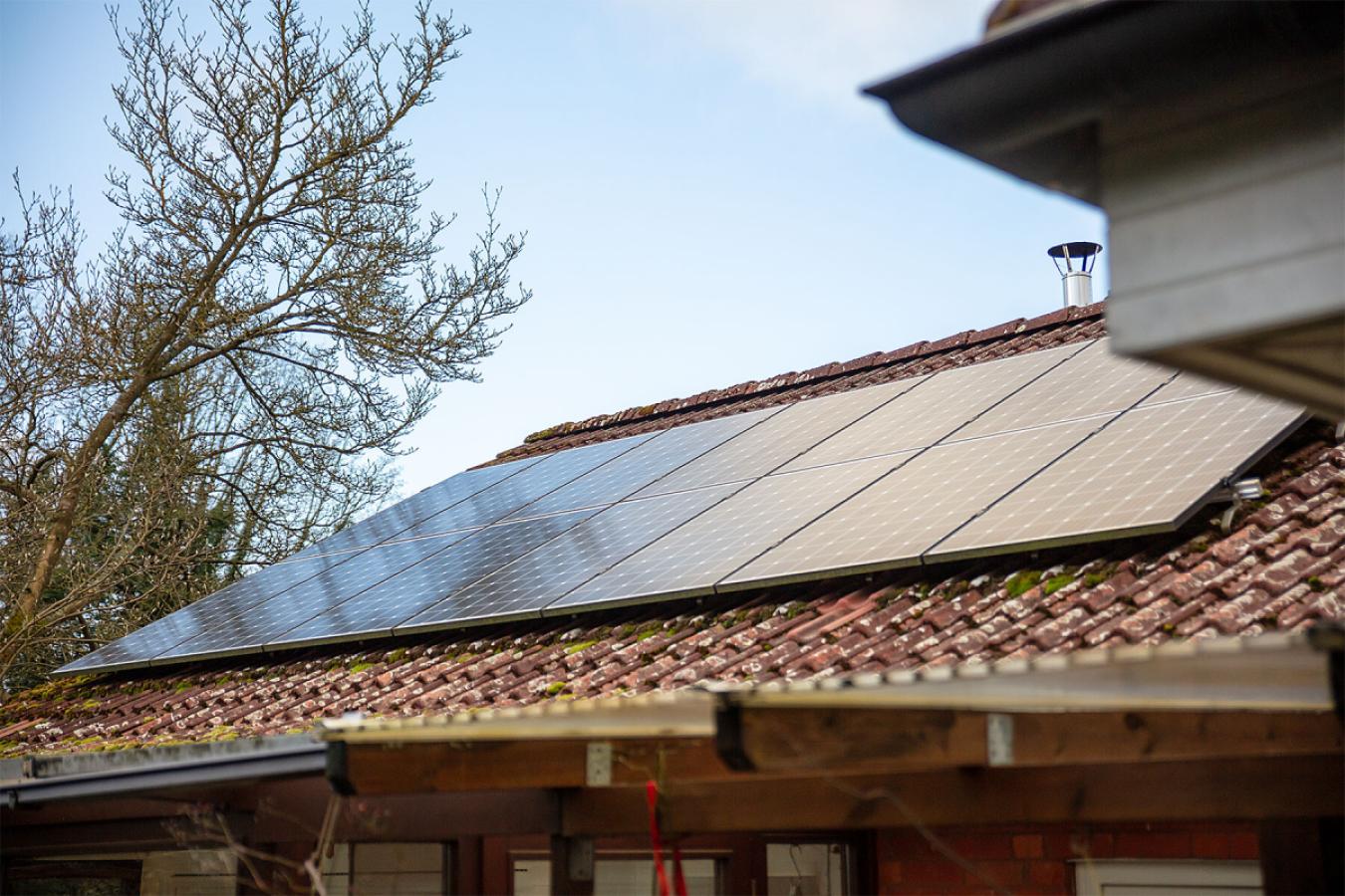 PV-Anlage mit 14 Elementen