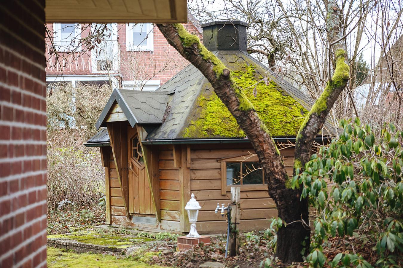 Grillhütte im Garten