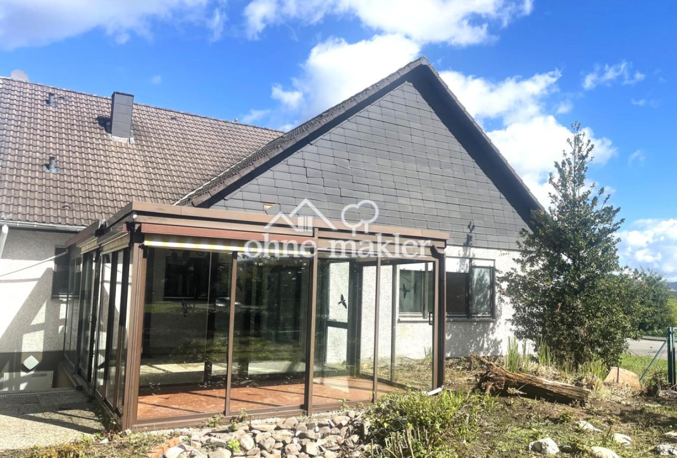 Südseite mit Wintergärten