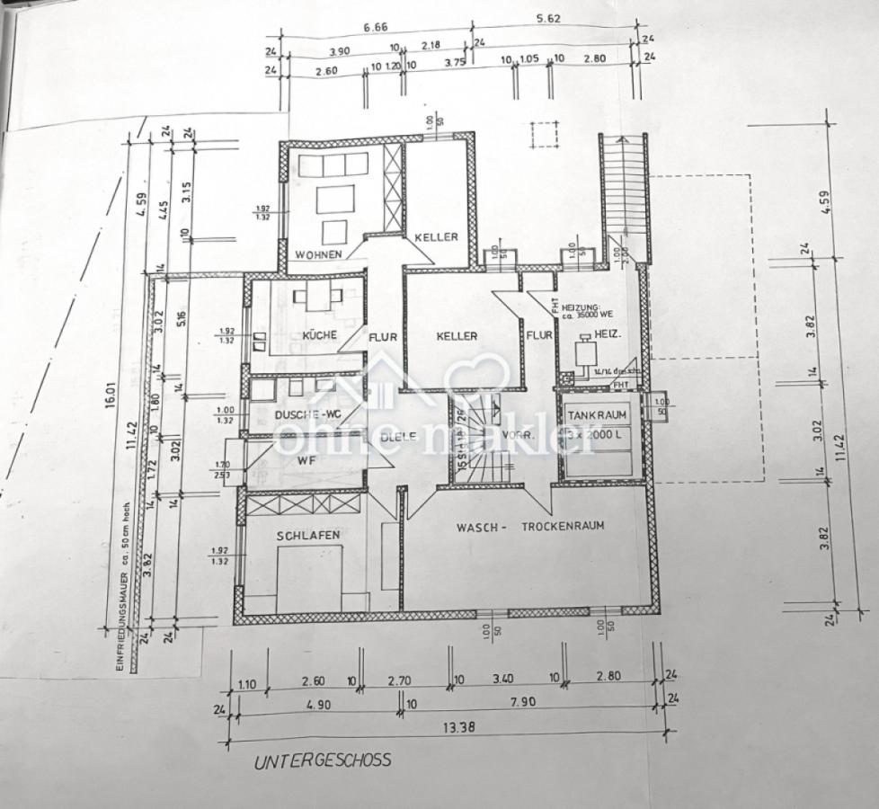 Grundriss Untergeschoss