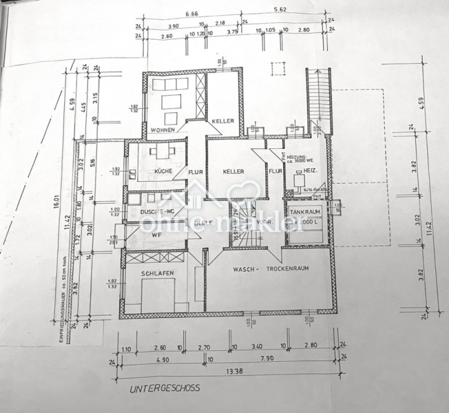 Grundriss Untergeschoss