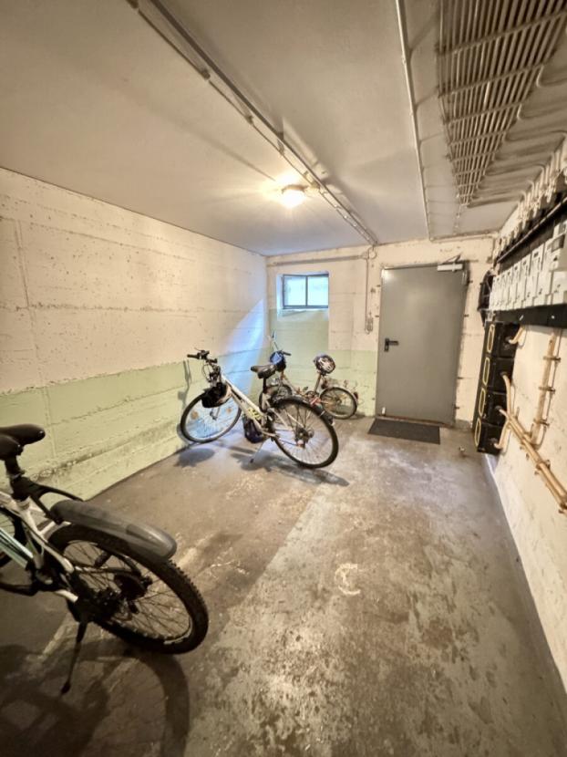 Blick in den Fahrradkeller