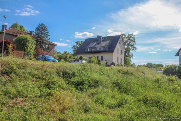 Sicht vom Grundstück zur Straßenseite hin