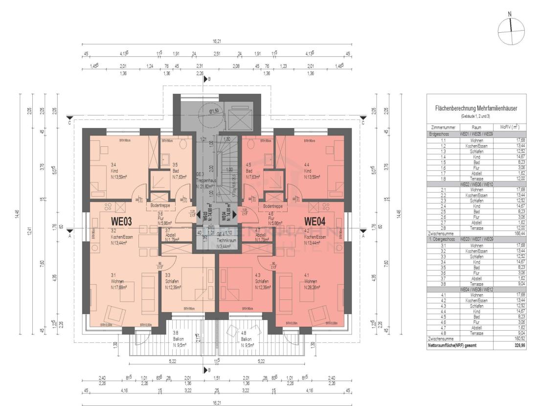 Grundriss Obergeschoss