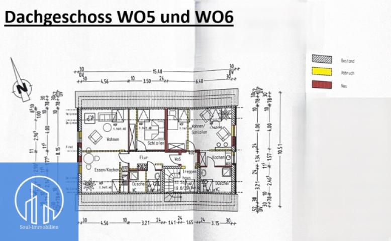 Dachgeschoss WO5 und WO6
