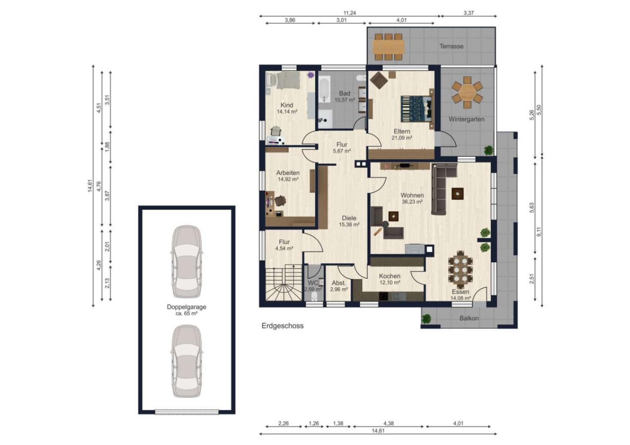 Grundriss Erdgeschoss