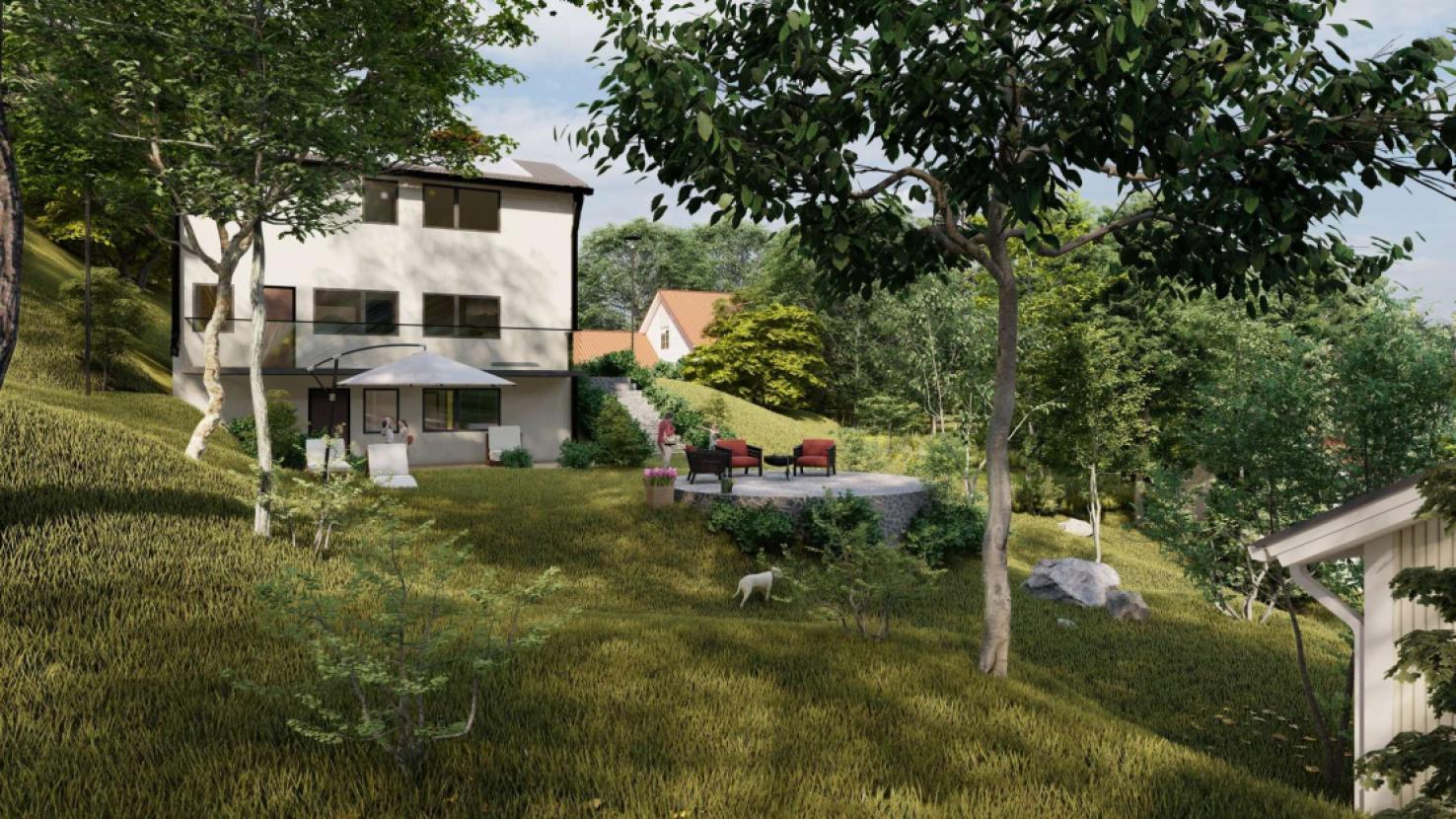 Mögliche Visualisierung Grundstück Nr. 5