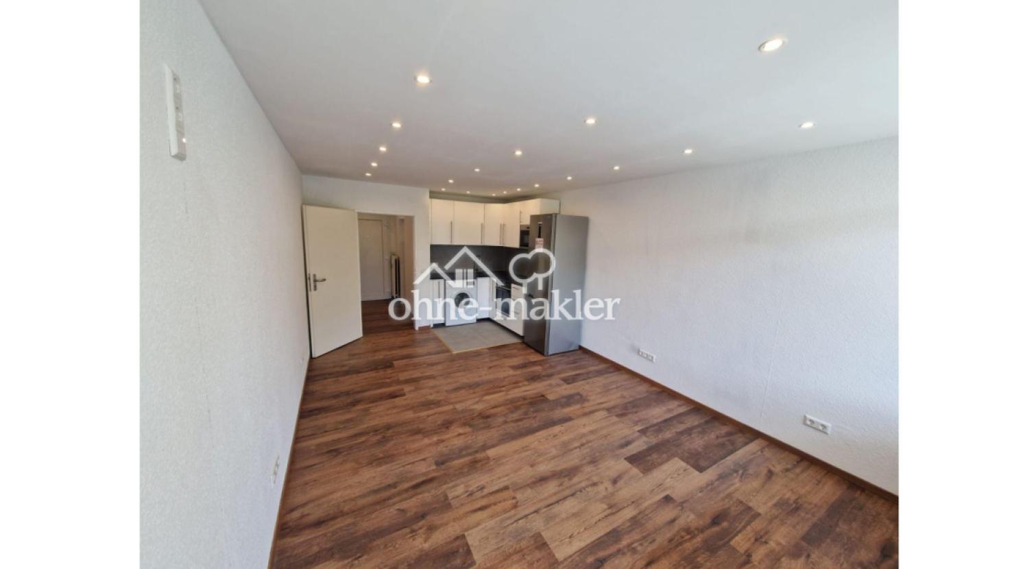 Wohnzimmer mit Küche