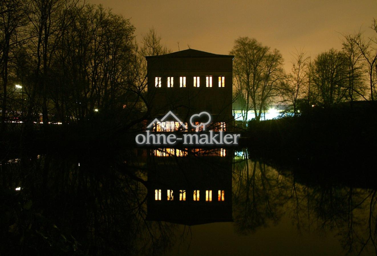 Pumpenhaus Abenddämmerung