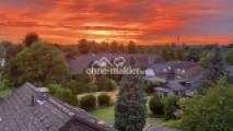 Sunset Blick vom Dachfenster