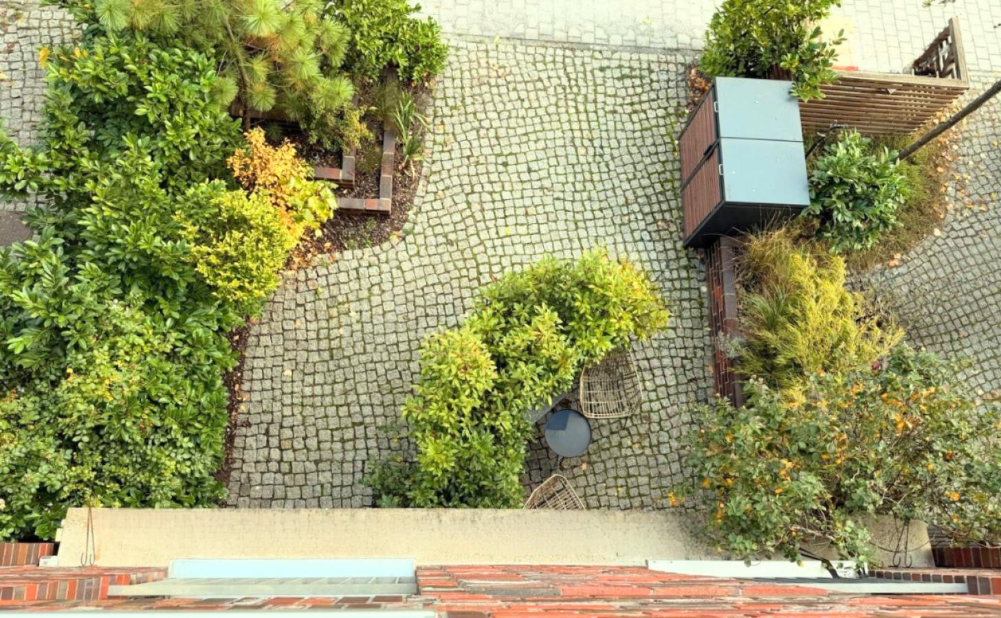 Eingang mit Sitzecke