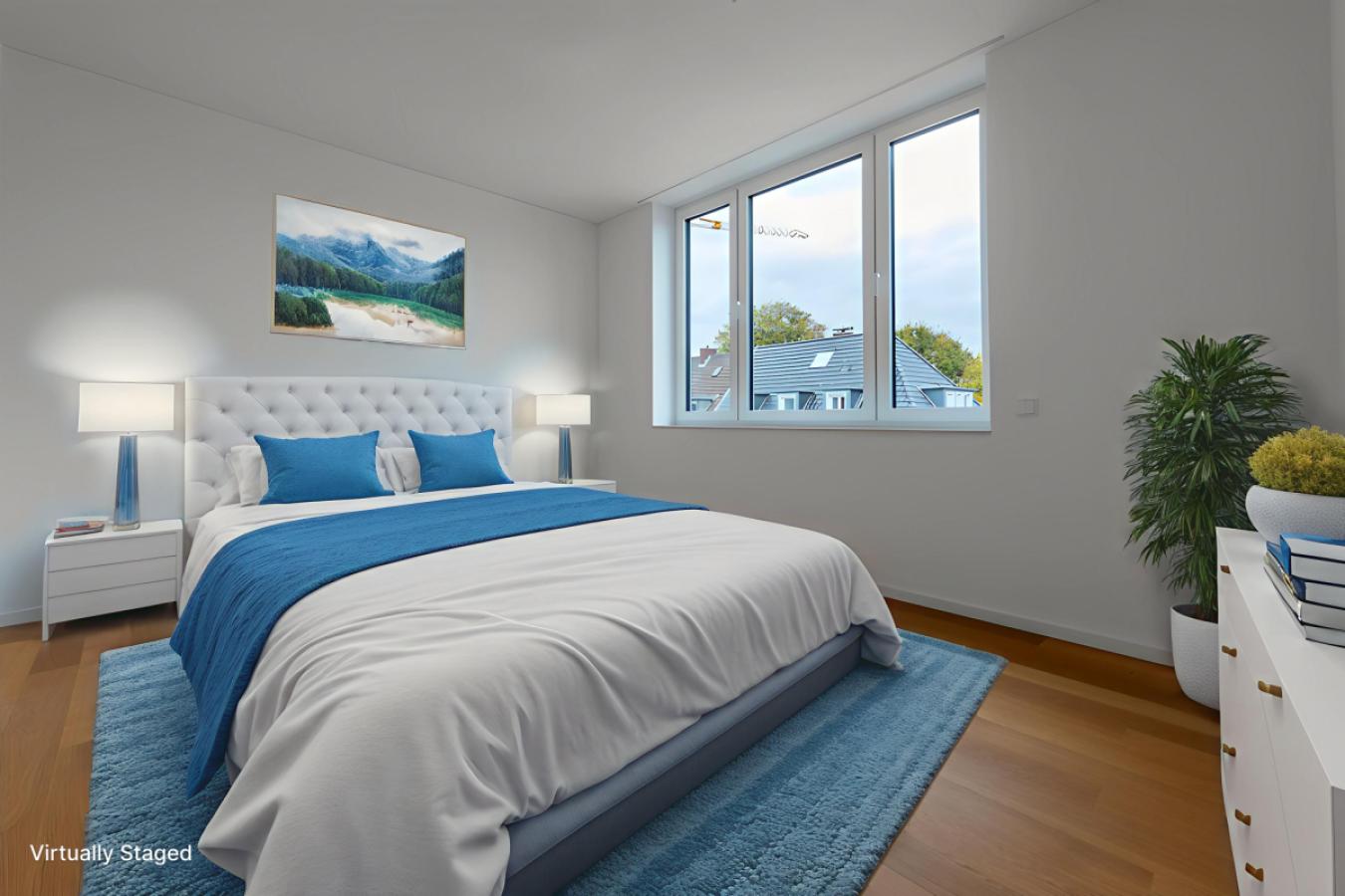 Gästezimmer mit Einrichtung