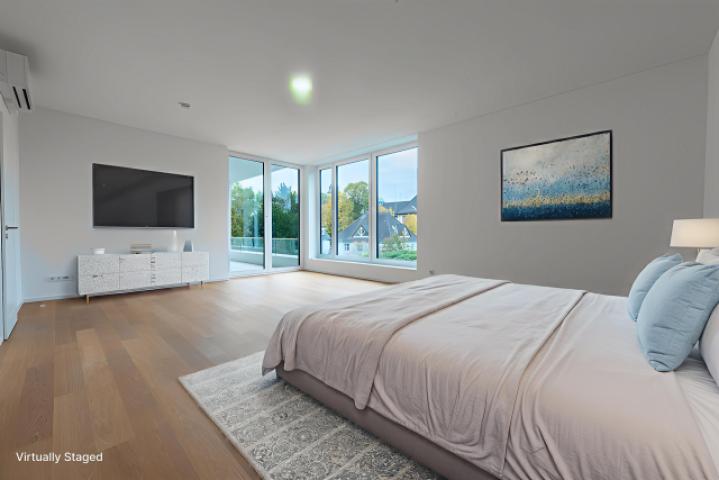 Schlafzimmer mit Einrichtung