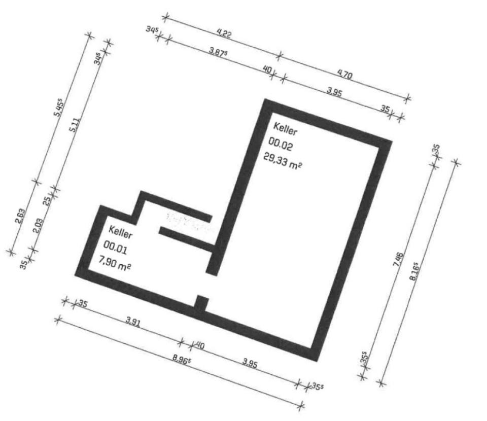 Grundriss Keller