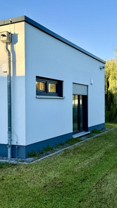 Schrägansicht Gebäudekomplex