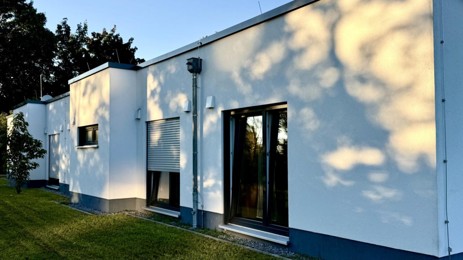 Schrägansicht Gebäudekomplex