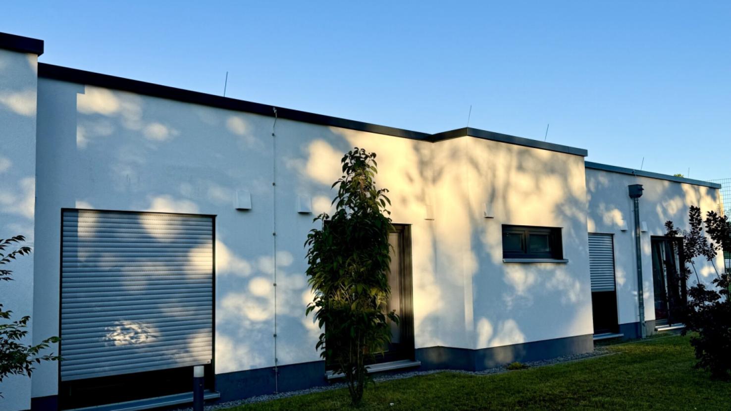 Seitenansicht Gebäudekomplex