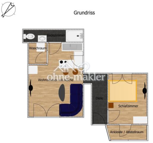 Grundriss Wohnung
