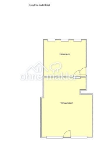 Grundriss Ladenlokal