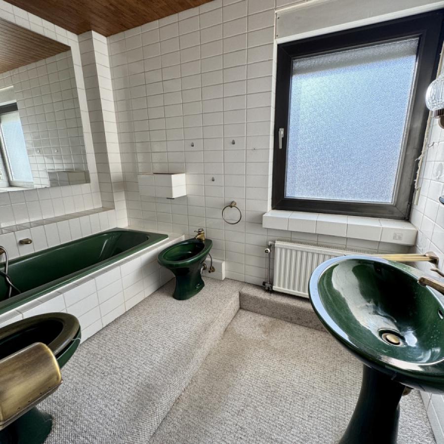 Badezimeransicht mit Fenster