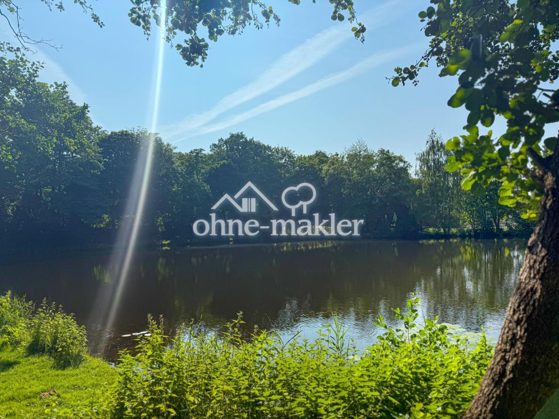 Privater See in der Nähe