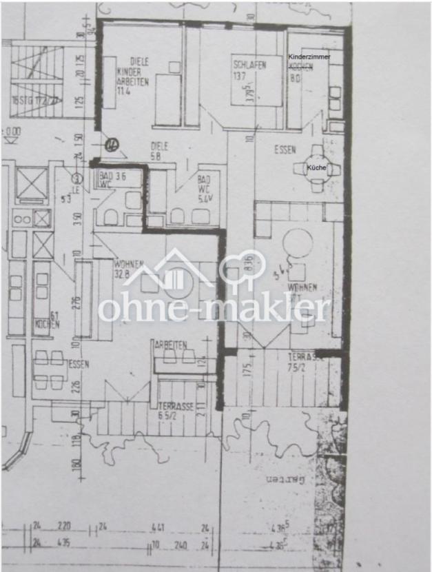 Grundriss nach dem Umbau