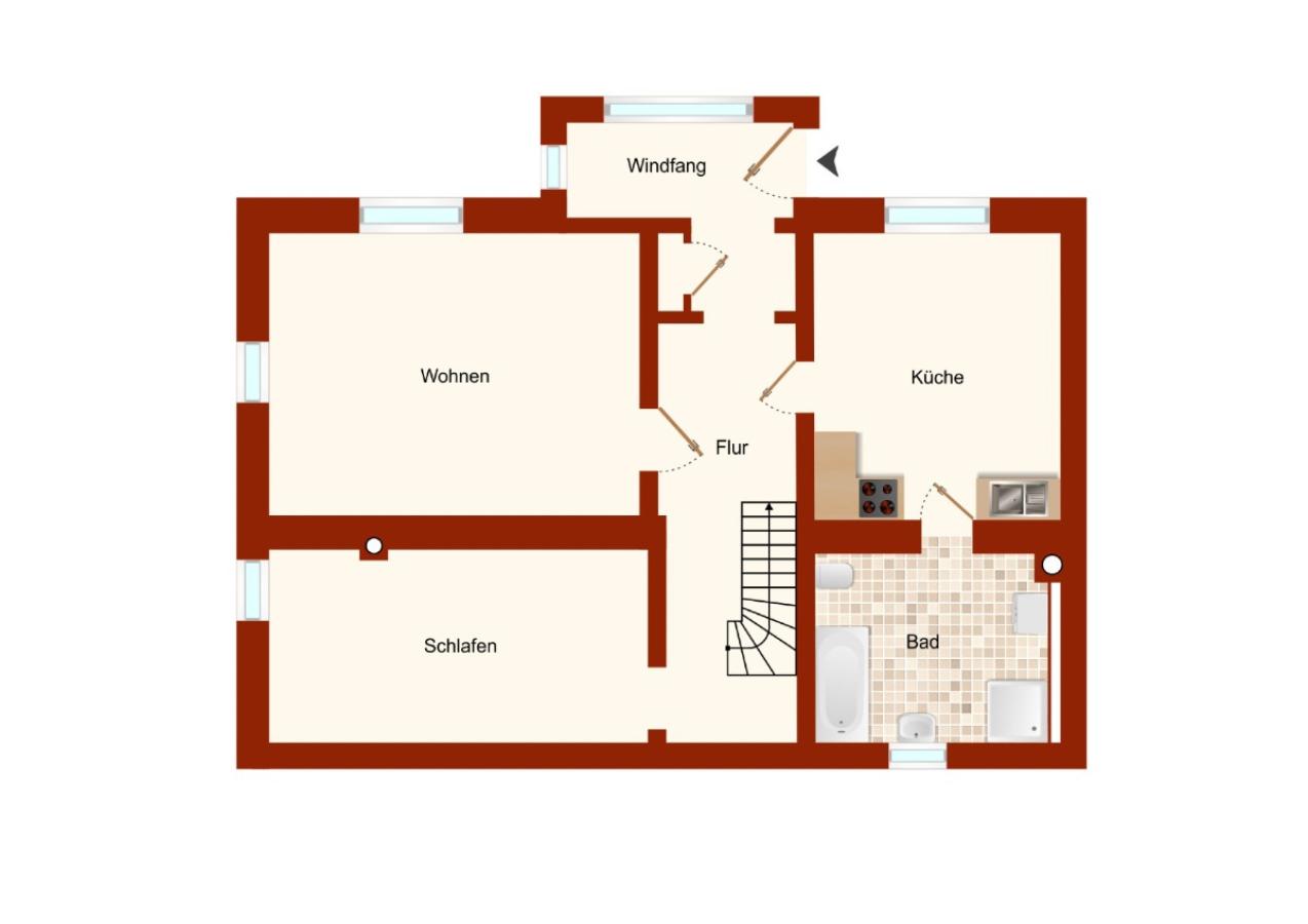 Haupthaus Erdgeschoß