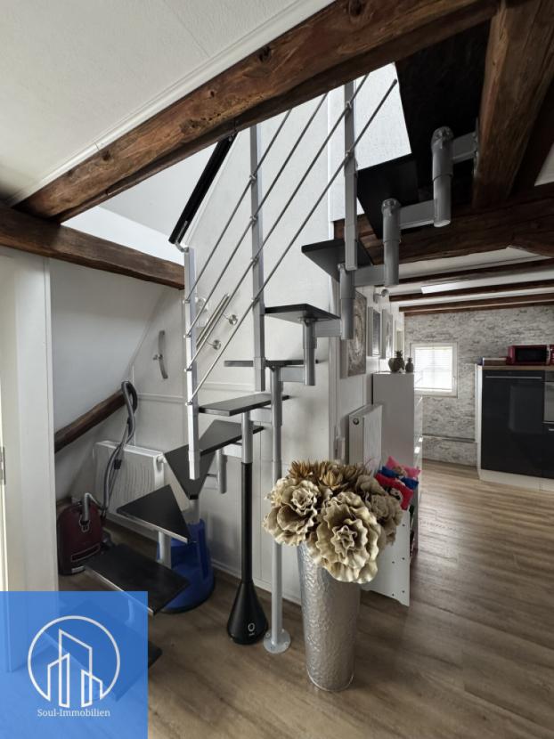 Ferienhaus WO4 Dachgeschoss Treppe