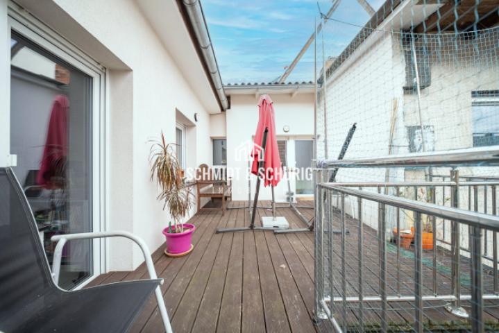 Terrasse Wohnung Obergeschoss