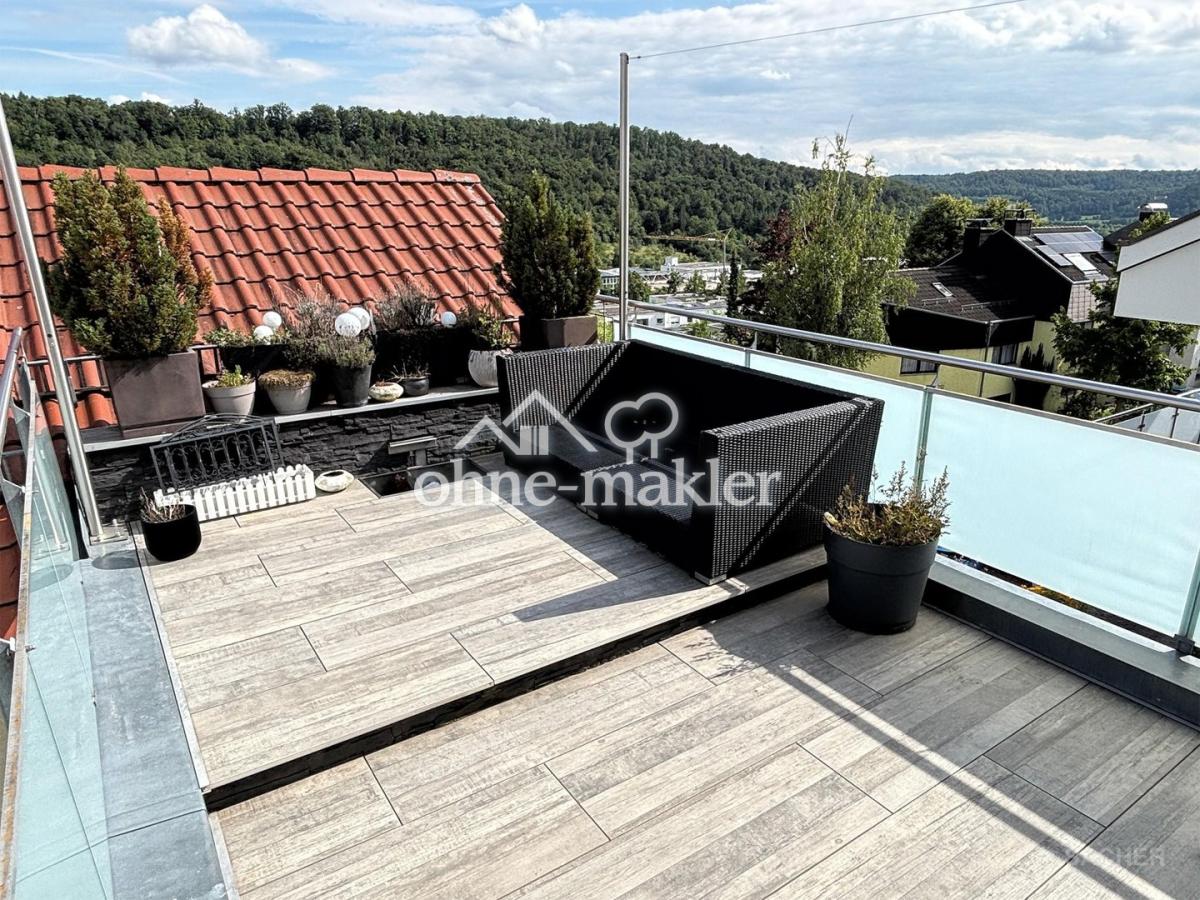 16qm Dachterrasse mit Aussicht