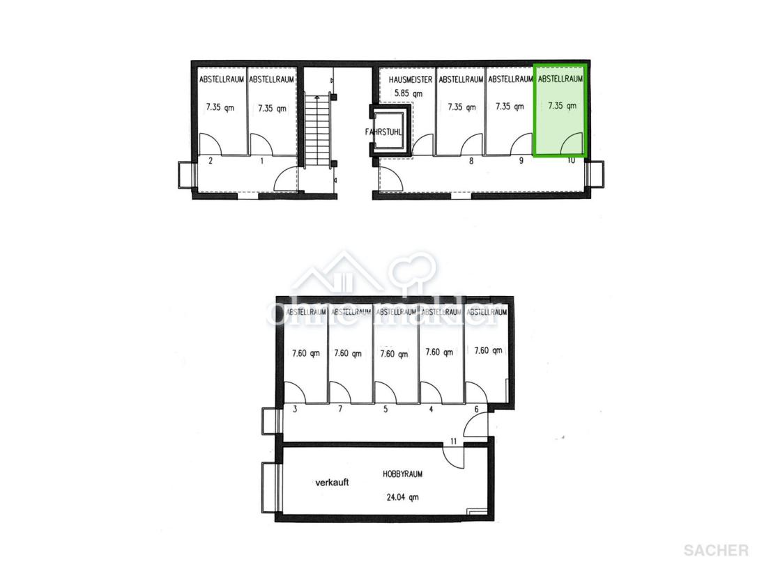 Position Kellerabteil
