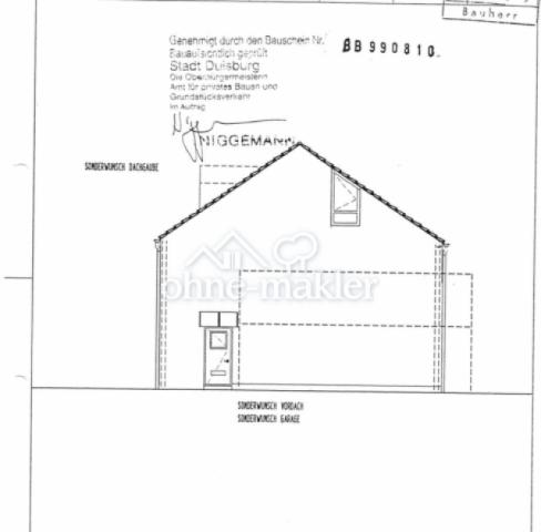 Gebäudeansicht o Maße