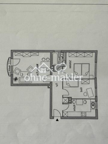 Grundriss der Wohnung