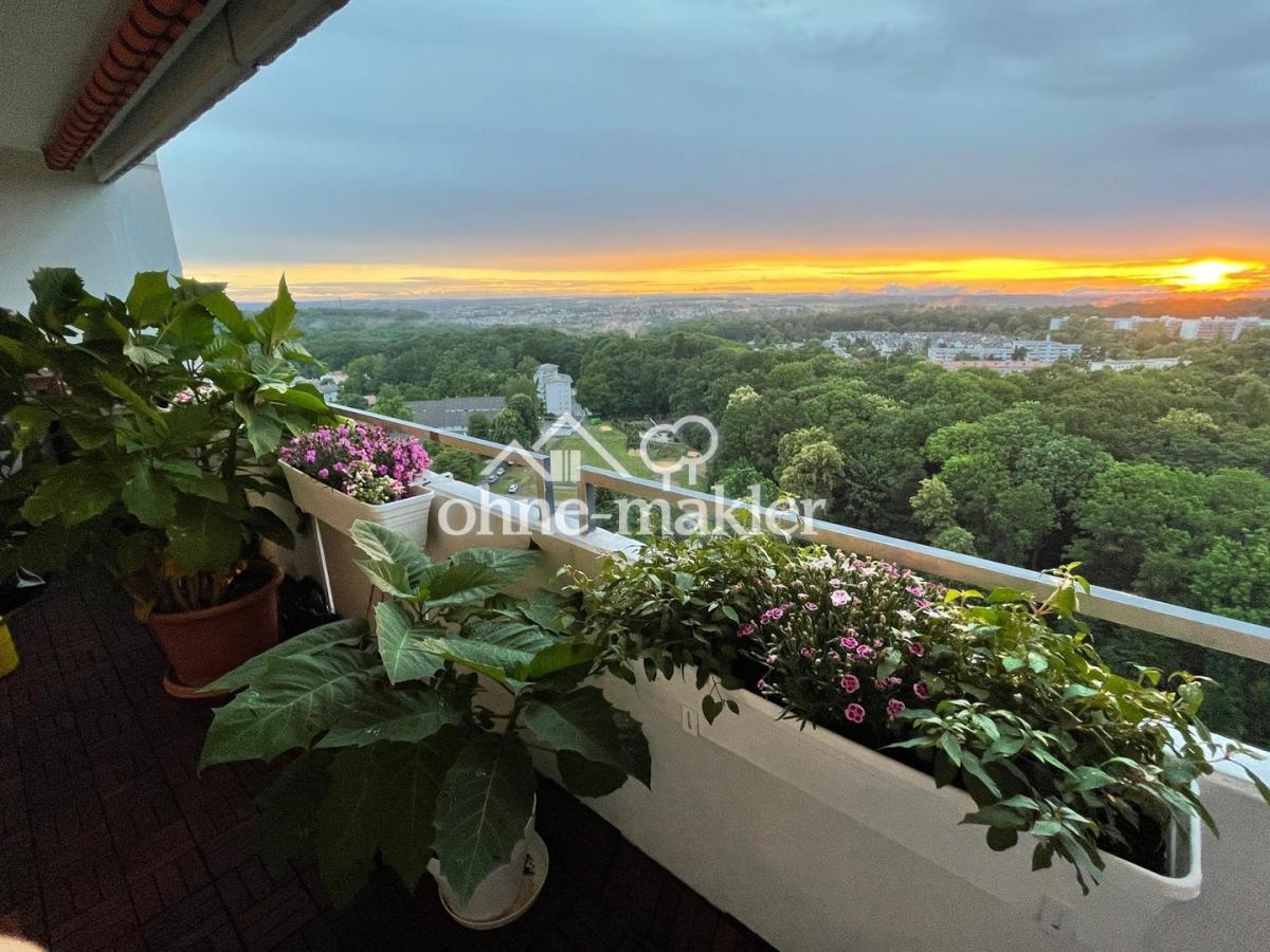 Aussicht Sonnenuntergang