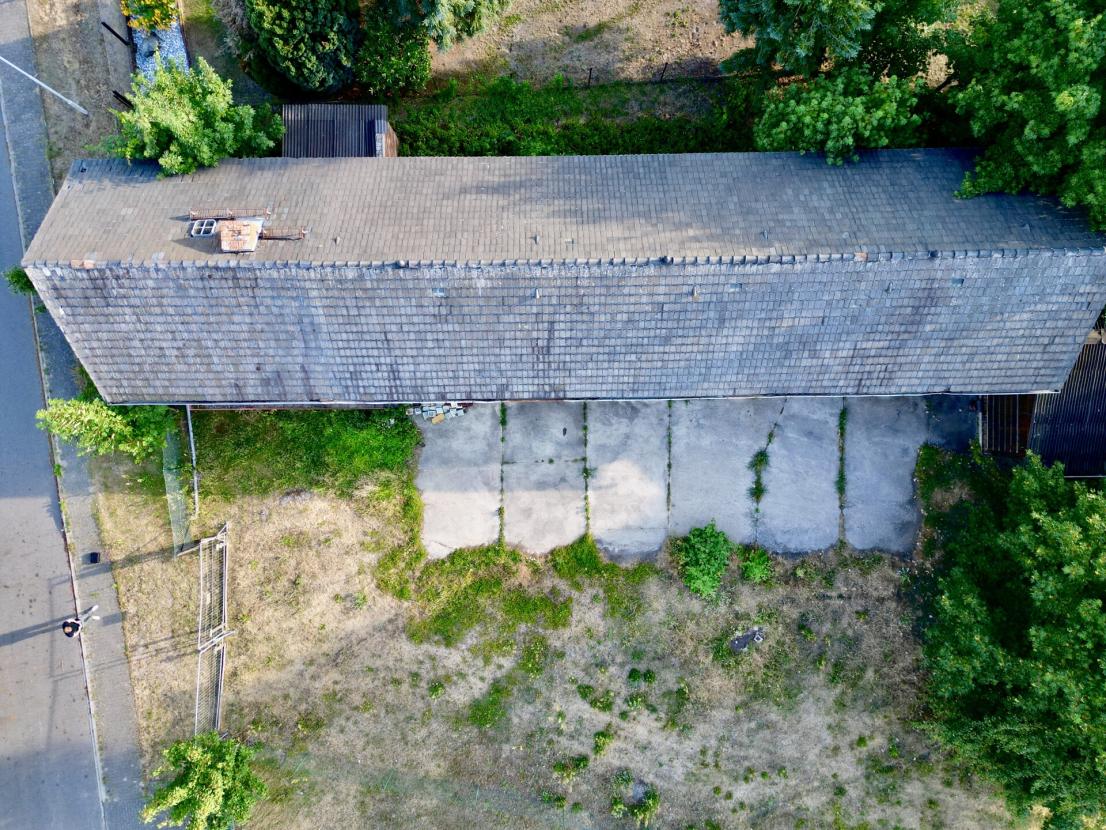 Blick auf die Scheune