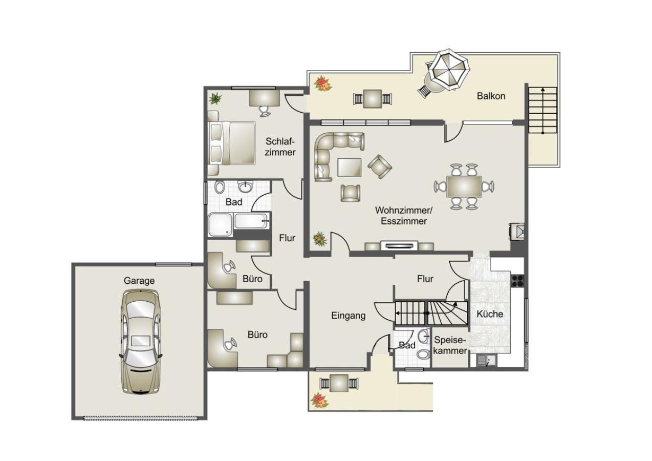 Grundriss Erdgeschoss